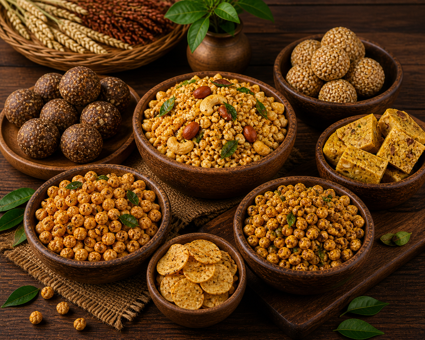 Millet varients & millet snacks